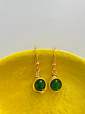 Green Bauble earrings