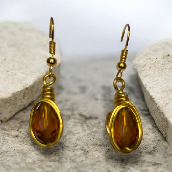 Amber Earrings