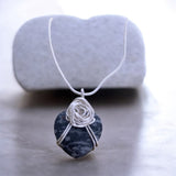 Doted Heart Necklace