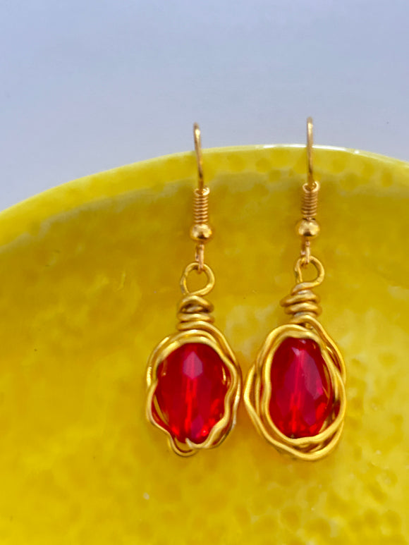 Ruby Earrings