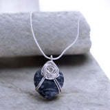 Doted Heart Necklace