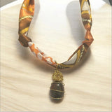 Jasper Ribbon Necklace