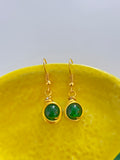 Green Bauble earrings