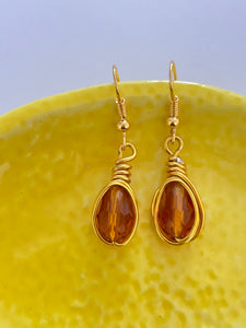 Amber Earrings