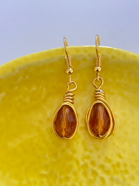 Amber Earrings