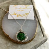 Green Round Necklace