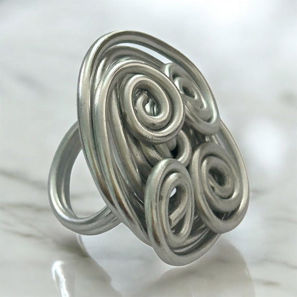 Flat Rose Ring