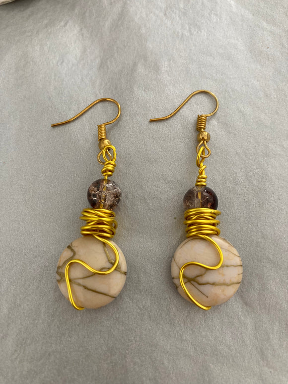 Marble Earrings